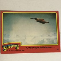 Superman II 2 Trading Card #31 Christopher Reeve - £1.54 GBP
