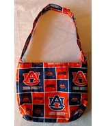 Auburn University TIGERS Purse Small Bag Orange Blue UA Sewn FOOTBALL Co... - £9.41 GBP