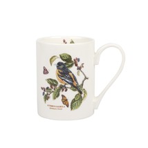 Portmeirion Botanic Garden Birds 10 Ounce Coffee Mug - Baltimore Oriole - £40.76 GBP
