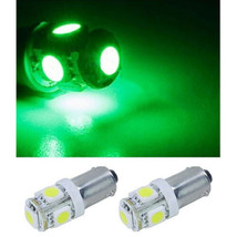 2 Green 5-LED Dash Indicator Instrument Panel Cluster Gauges Light Bulbs... - £7.13 GBP