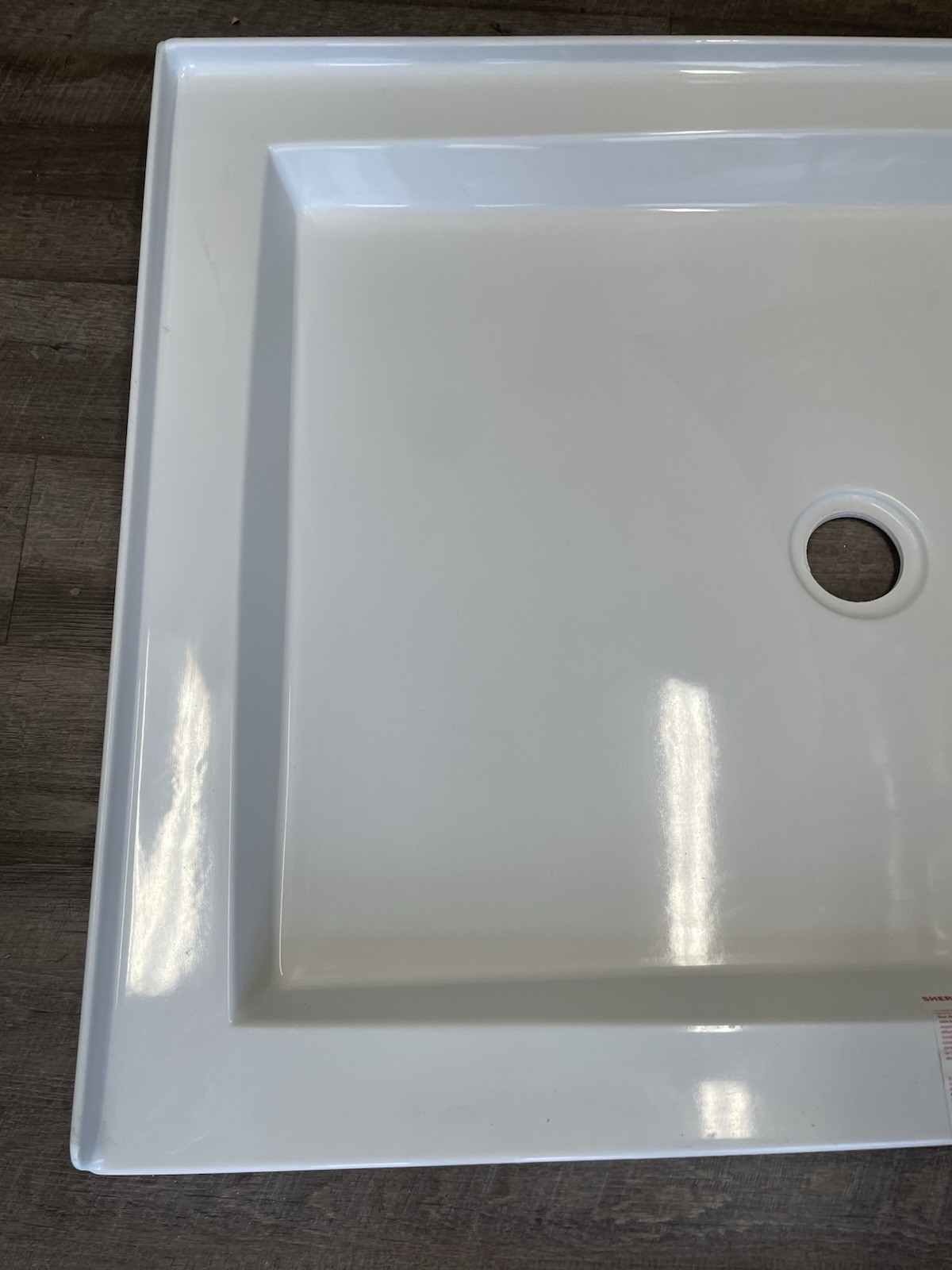 Sherlic  Shower Pan Base 48 x 36 x 3 5/8 Center Drain Molded Tile 3 Flange Item image 2