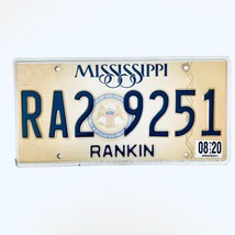 2020 United States Mississippi Rankin County Passenger License Plate RA2 9251 - $16.82