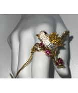 EYE CANDY LOS ANGELES WREN GOLD PLATED CZ RING ADJUSTABLE - $136.15 CAD