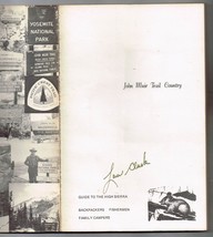 John Muir Trail Country By Lew and Ginny Clark Signed autographed Paperback Book - £39.16 GBP