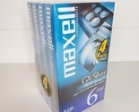 Maxell Video Cassette GX-Silver High Quality T-120 VHS Tapes Blank 4 Pac... - $14.99