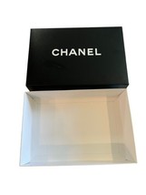 Authentic Chanel EMPTY Black Gift Box 13”x8”x3” Replacement Box - £14.78 GBP
