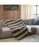 Fading Glade Throw Blanket Super Soft Twin Cozy Sherpa Couch 50x70 - £25.43 GBP