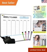 Large Magnetic Dry Erase Board Calendar - 2025 Weekly Planner for Busy L... - $34.50