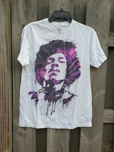 Jimi Hendrix T Shirt Purple Psychedelic Face Size Large - $15.19