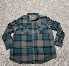 Anchorage Expedition Flannel Dark Green Plaid Men&#39;s XXL - $24.99