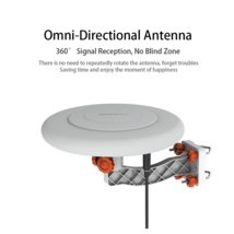 Leadzm TA-A1 150 Miles TV Antenna Indoor Outdoor Omni-directional 360 Degree Rec - $95.89