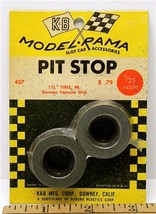 1965 K&amp;B Aurora 1:24 1:25 Slot Car Pit Stop Parts 1 1/4&quot; GERMAN SLICK TI... - £6.37 GBP