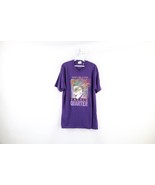 Vintage 80s Mens XL Faded Spell Out New Orleans Mardi Gras T-Shirt Purpl... - £27.20 GBP