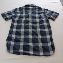 The North Face Men's Blue & White Check Button-Down Collar Shirt Size Small image 2
