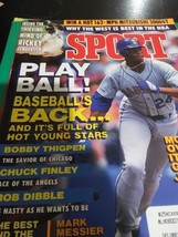 Sport Magazine March 1991,  KEN GRIFFEY JR, , Rickey Henderson, MLB - $5.89