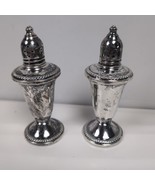 Vintage Duchin Creation Sterling Silver Salt And Pepper Shakers Weighted  - £17.92 GBP