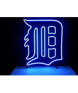 MLB Detroit Tigers Baseball Beer Bar Neon Light Sign 15&quot; x 13&quot; - £390.13 GBP