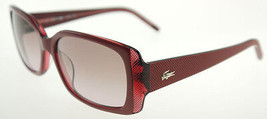 LACOSTE Maroon / Grey Sunglasses L625S 538 54mm - $56.53