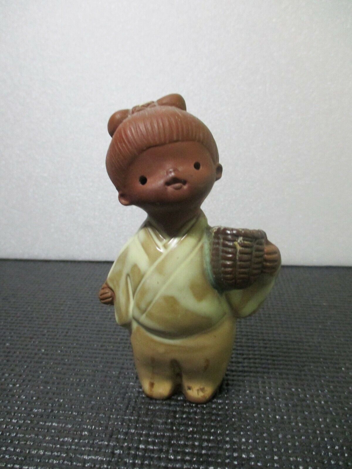Japanese Terra Cotta Planter Figurine 3.5&quot; - $8.15