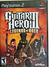 Guitar Hero III Legends of Rock: PS2: COMPLETE: Guitar/Music Game, Retro - £4.66 GBP