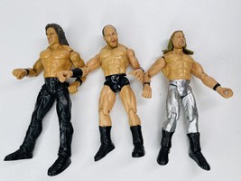 WWE/WWF Wrestling Action Figures Set Jakks Pacific 1999 Bundle Lot Of 3 - £12.05 GBP