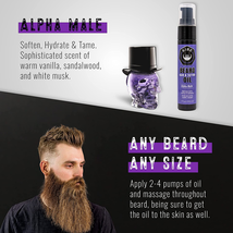 GIBS Grooming Alpha Male Beard, Hair & Tattoo Oil, 1 fl oz image 2