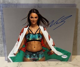 Tegan Nox w/Welsh Flag Signed Autograph 8x10 Wwe Tna Aew Nwa w/PSA Co A - £22.38 GBP