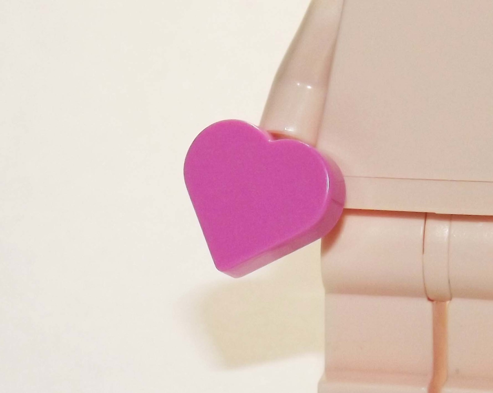 Minifigure Heart Pink Love Construction Piece US Seller - $2.01