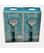2x Gillette Venus Women&#39;s 3-Blade Razor, Smooth, 1 Handle + 1 Cartridge - $229.60 MXN
