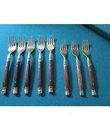 THAILAND FLATWARE BRASS AND WOODEN HANDLE BROWN AND GREEN PICK 1 - €90,63 EUR