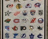 NHL Logo Sticker Sheet All Teams Stickers Official Licensed NEW - $3.69