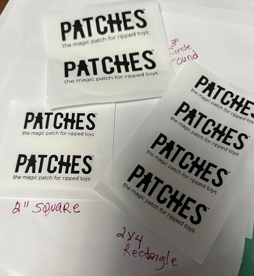 Snugarooz Repair Patches for Plush Pet Toys pick size - $3.70+