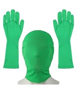 Chromakey Green Screen Gloves Hood Chroma Key Green Glove Hood Invisible... - $22.99