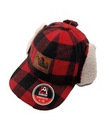 Avalanche Outdoor Supply Co. Men&#39;s Wool Buffalo Plaid Earflap Hat Red L/XL - $35.00