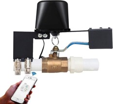 Shutoff Wifi Control Water Valve Compatible With Alexa, Google, And Appl... - £37.12 GBP
