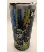 Star Wars Empire 40th Anniversary Yoda 20 oz Stainless Steel Tumbler Silver - $16.82