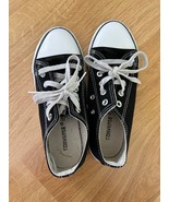Converse All Star Chuck Taylor Youth Kids Sz 2.5 Shoes Black White Low S... - $380.13 MXN