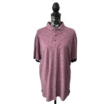 Rodd &amp; Gunn Knit Short Sleeve Sports Fit Polo Shirt Mauve Heather Size 2XL XXL - £18.13 GBP