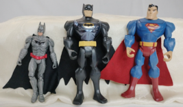 Dc Comics Action 3 Figure's Lot, Batman, Batman from dark night/Superman  - $19.80