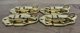 Vintage 90’s Brainerd Draw Catch Brass Plated 2  5/8” x 1  1/2” (Lot Of 4) 0857 - $19.75