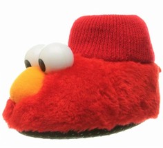 Elmo Sesame Street Sock Top Puppet Slippers Nwt Toddler&#39;s Size 5-6, 7-8 Or 9-10 - £11.95 GBP+