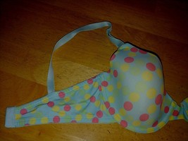 Ambrielle Ladies Lightly PADDED/UNDER-WIRE POLKA-DOT BRA-36C-BARELY WORN-CUTE - £4.63 GBP
