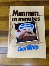 Vintage 1981 Mmmm… In Minutes Cool Whip Cookbook Recipes Pamphlet - $20.09 CAD