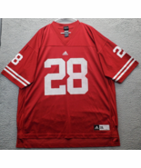 NCAA Wisconsin Badgers adidas Jersey Football Sports Mens 2XL Red High L... - $731.43 MXN