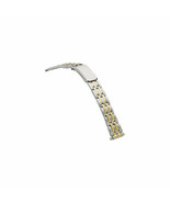 Ladies 12-16mm Two Tone Stainless Spring-End Adjustable Link Band - $35.23