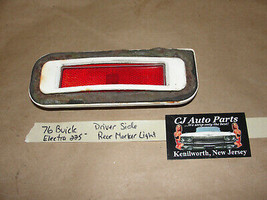 OEM 76 Buick Electra 225 LEFT DRIVER SIDE REAR MARKER PARK LIGHT LENS - £23.35 GBP