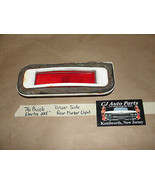 OEM 76 Buick Electra 225 LEFT DRIVER SIDE REAR MARKER PARK LIGHT LENS - $40.69 CAD