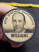 Make It Emphatic Vote Straight Democratic Stevenson Williams campaign bu... - $36.06
