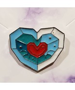 Nintendo • Legend Of Zelda • Piece Of Heart • Enamel Pin Brooch Lapel Badge - £4.70 GBP