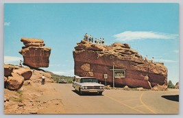Balanced Rock and Steamboat Rock Garden of the Gods Colorado Vintage Postcard - £11.35 GBP